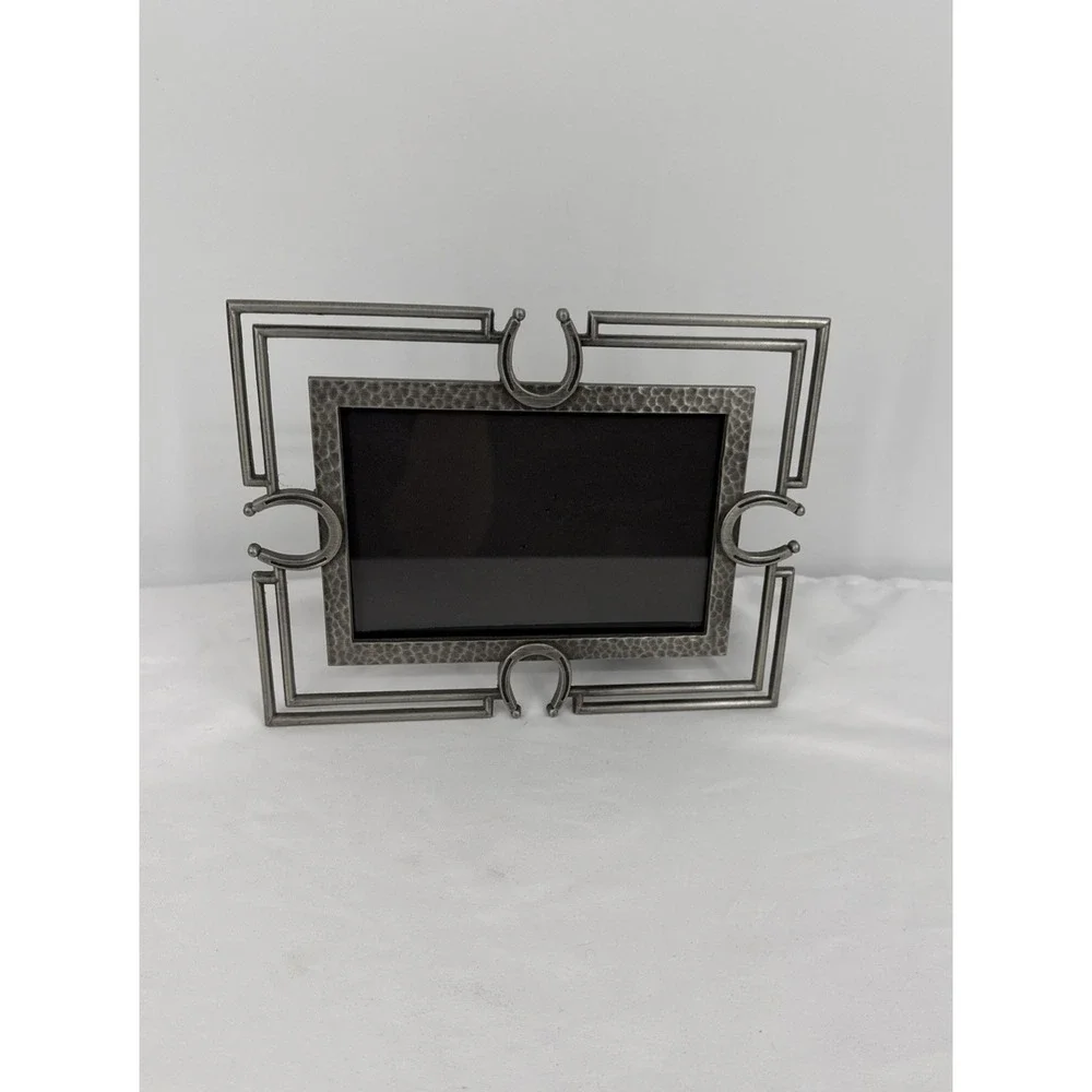 Rustic Western Pewter Frame for 4